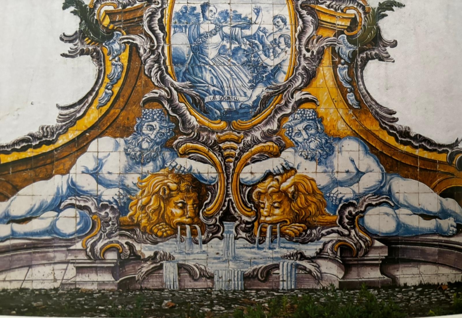 Lizbon seramik sanatı - Azulejo detayı