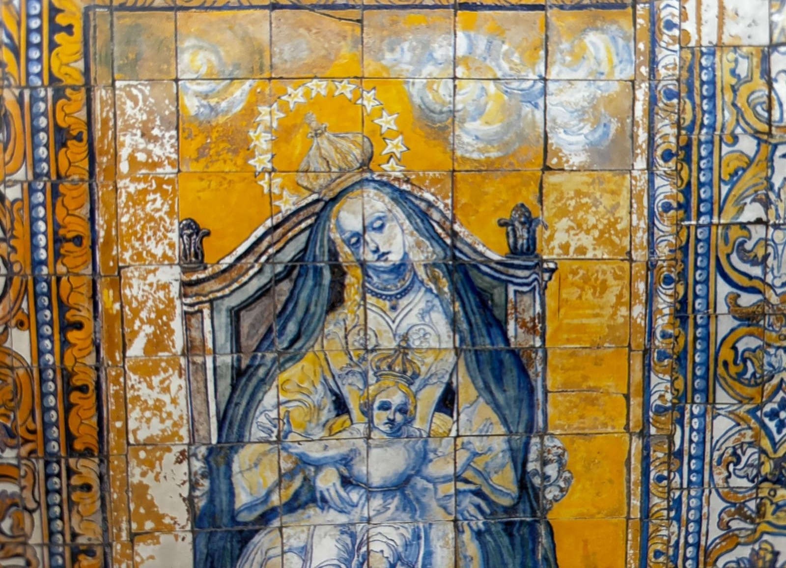 Lizbon seramik sanatı 4 - Azulejo detayı